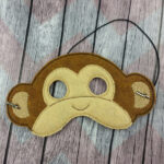 Monkey felt Halloween mask