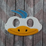 Ostrich felt Halloween mask
