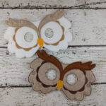 Woodland Owl felt Halloween mask