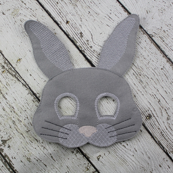rabbit mask grey