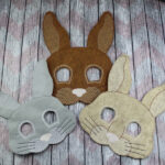 Classic Garden Bunny Felt Mask
