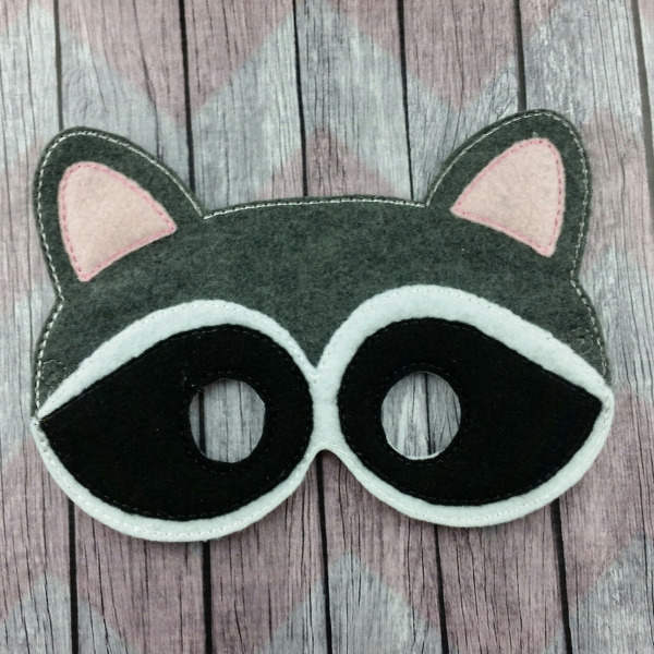 raccoon mask woodland