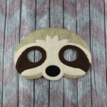 Sleepy Rainforest Sloth Felt Mask