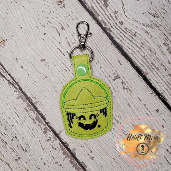 Halloween Pail Witch snap tab