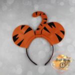 Bouncy Orange Tiger Headband Ears