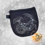 Capricorn Scoop Embroidered Zipper Bag