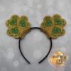 Celtic shamrock headband ears