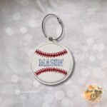 Baseball Marine Vinyl Bag Tag