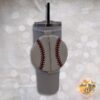 baseball clean stitch on tumbler baseball clean stitch on tumbler