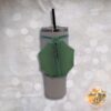 mint jelly clean stitch on tumbler