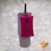 pink jelly clean stitch on tumbler