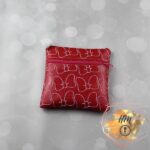 Magical Bows Square Embroidered Zipper Bag