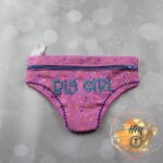 Big Girl Panties Embroidered Zipper Bag