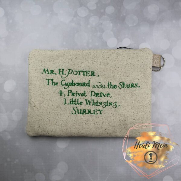 Wizard Letter Bag Back