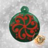 Christmas Bass Clef Ornament