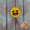 Heart Eyes Emoticon Planner Clip