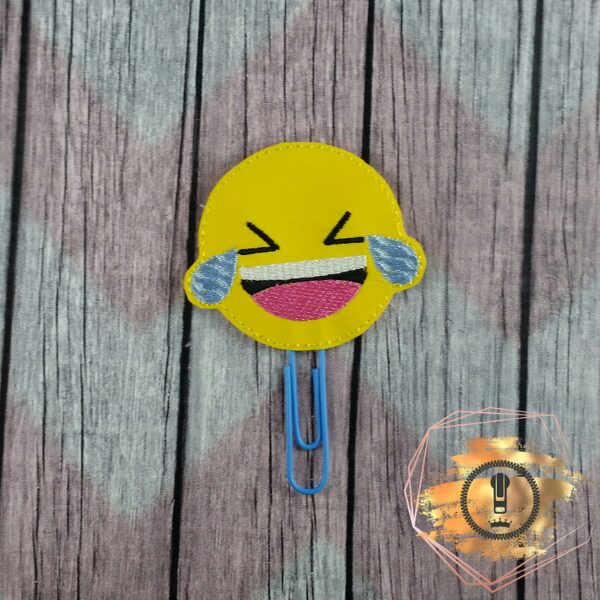 Laughing Emoticon Planner Clip