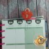 Lock Heart Clip in Planner