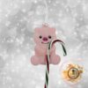 Pig Cane Holder Ornament