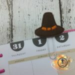 Pilgrim hat felt planner paper clip