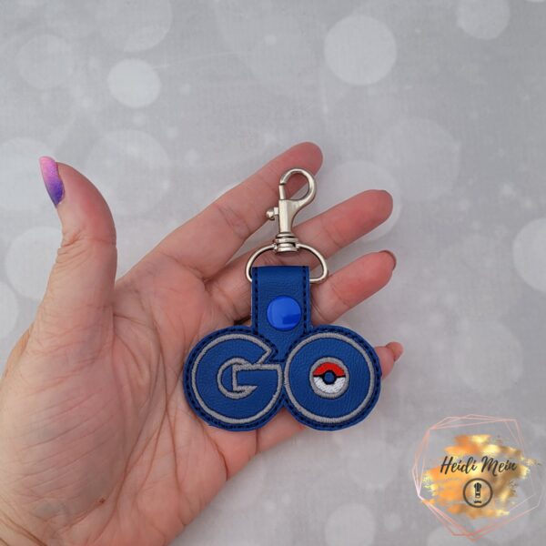 matte pokie go keychain