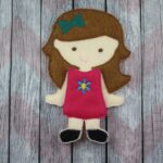 Clara Felt Non Paper Doll