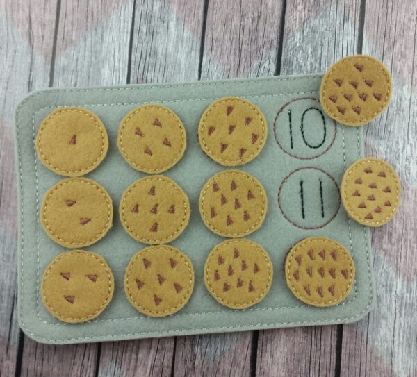 Counting Cookie Oven Tray