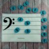 Music Notes Board Bass Music Notes Board Bass